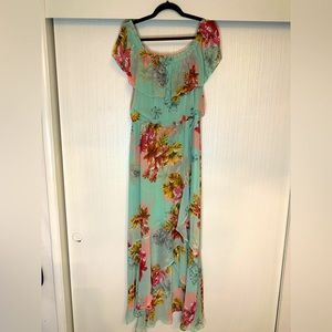 Express floral resort dress